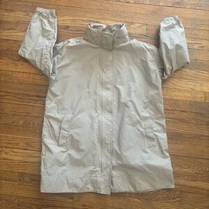 Eileen Fisher Stand Collar Hidden Hood Women’s Jacket Sz. L